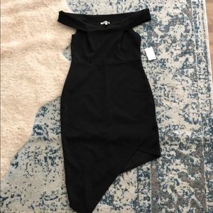 Women’s black cocktail dress
